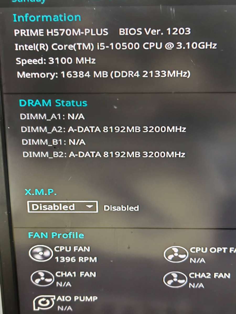 Upgrade Kit  Asus H570M-PLUS, Intel i5 10500, 16GB DDR4, 500gb NVMe + Windows 11 Home