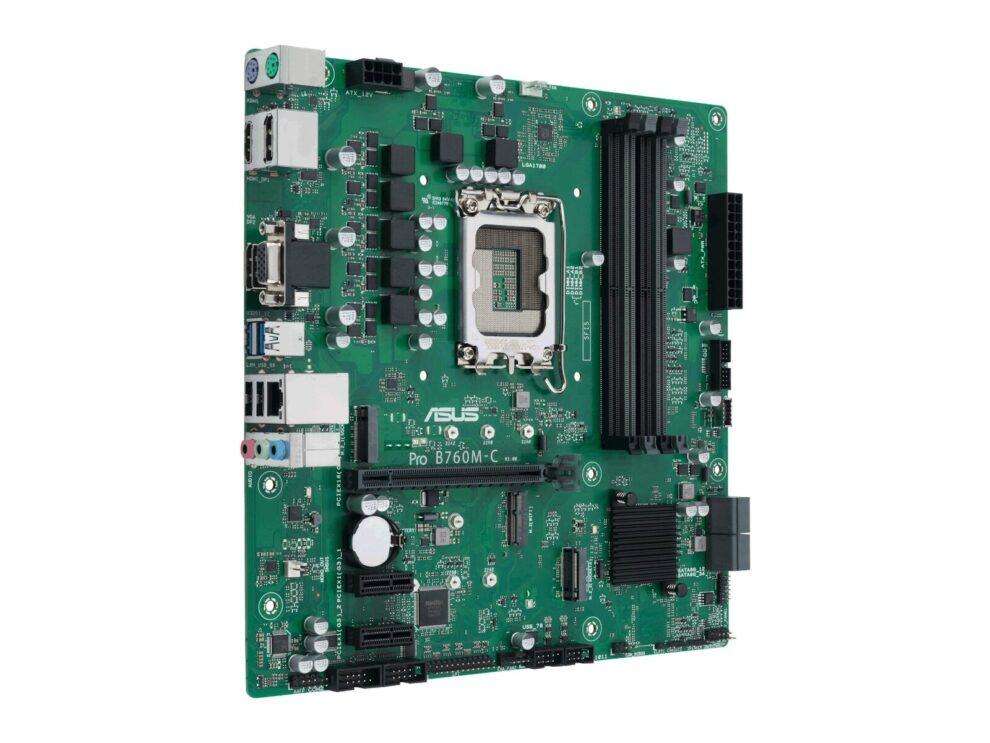 Upgrade kit: Asus Pro B760M-C CSM LGA 1700 M-ATX Motherboard + i5 12400 (12th gen) + RM1 Cooler