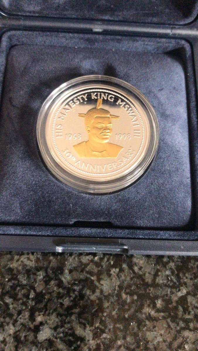 1 oz Fine Silver 999 Swaziland Anniversary