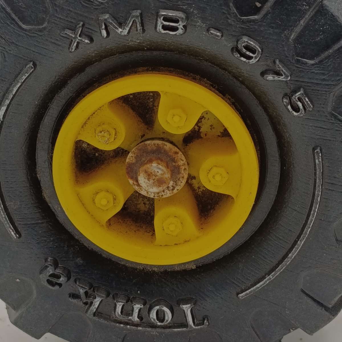 Vintage Tonka TMB-975 excavator pressed steel tractor