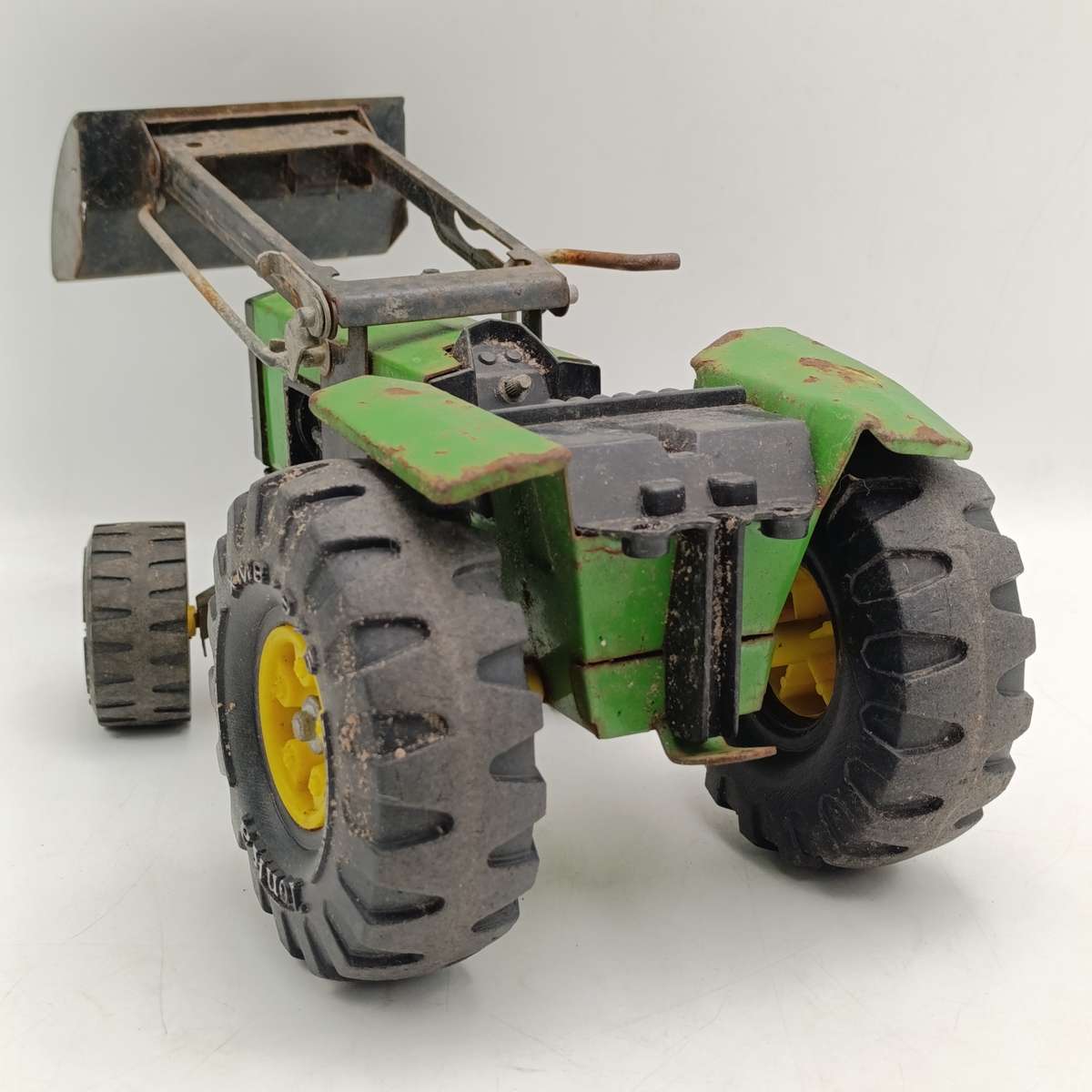 Vintage Tonka TMB-975 excavator pressed steel tractor