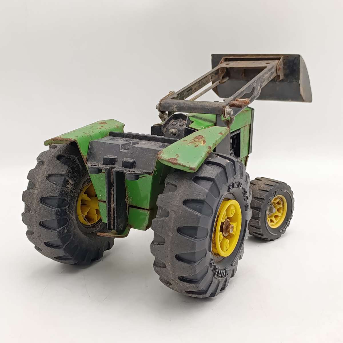 Vintage Tonka TMB-975 excavator pressed steel tractor