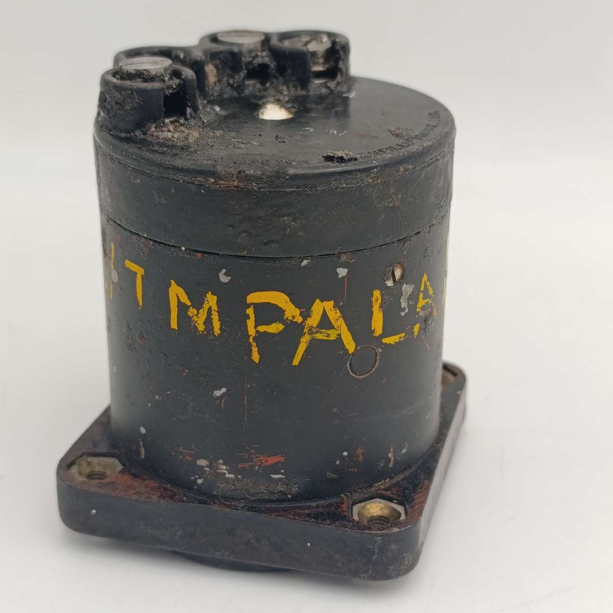 Vintage Sangamo Weston oil pressure gauge for Impala airplane