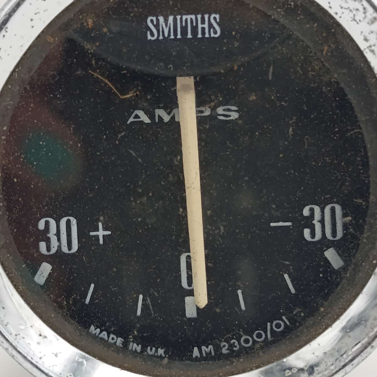 Vintage Smiths AM 2300/01 Ampere gauge
