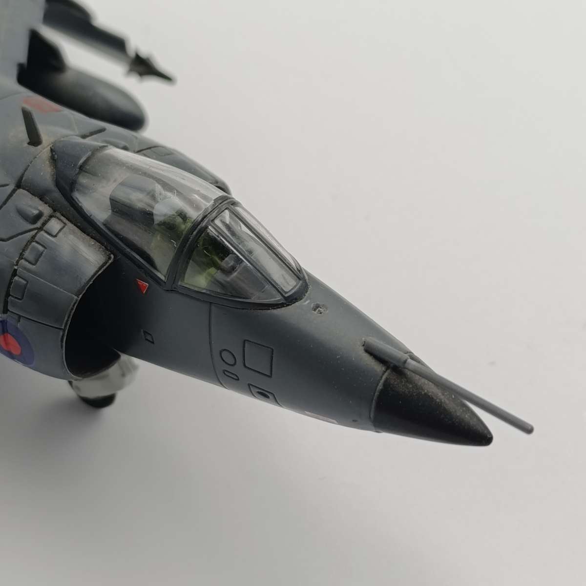 British Sea Harrier MKI die-cast model plane