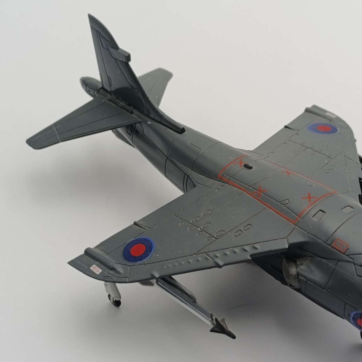 British Sea Harrier MKI die-cast model plane