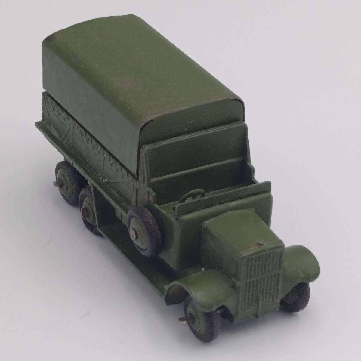 Meccano Dinky Toys #151 B six wheel covered wagon