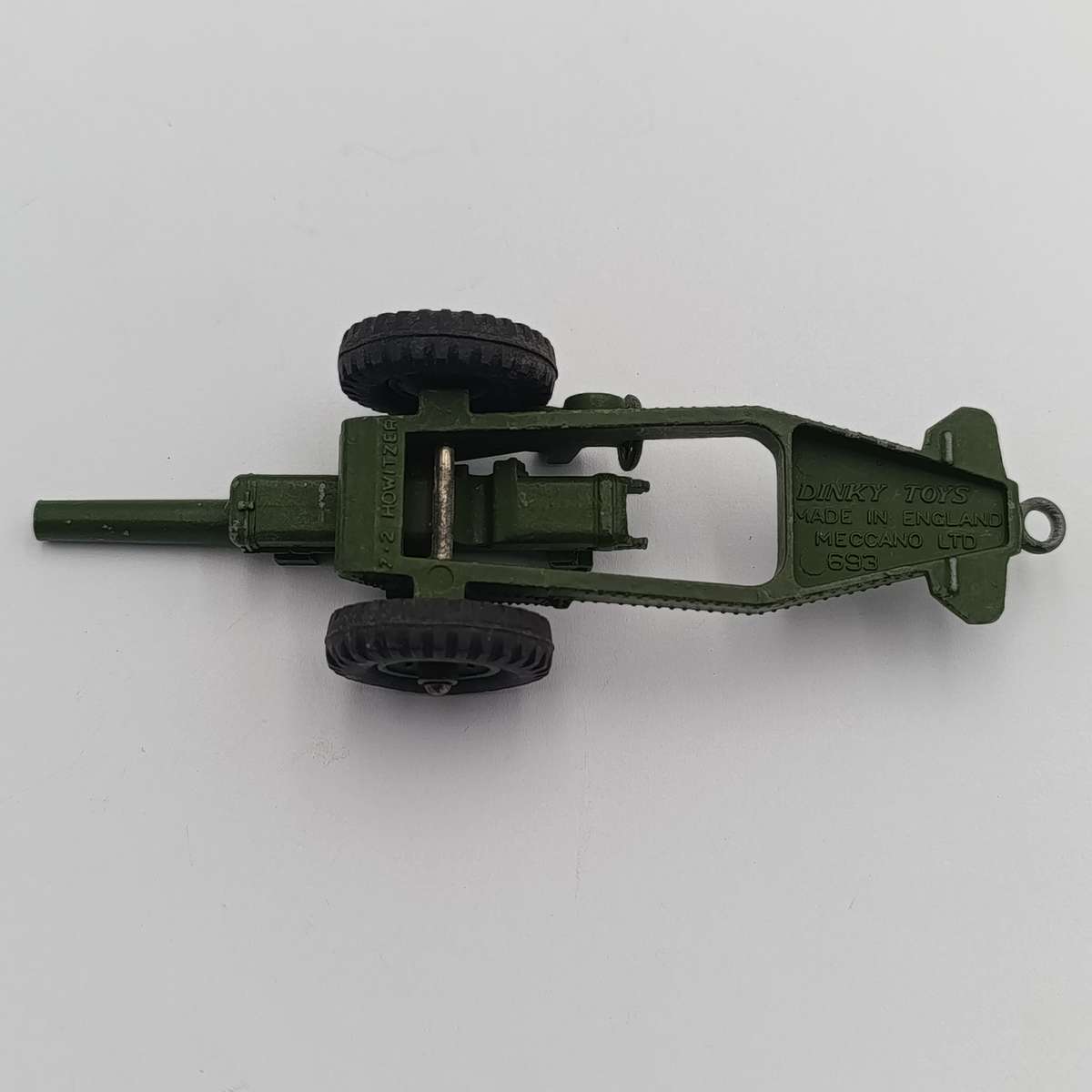 Meccano Dinky Toys #693 Howitzer 7.2 artillery gun