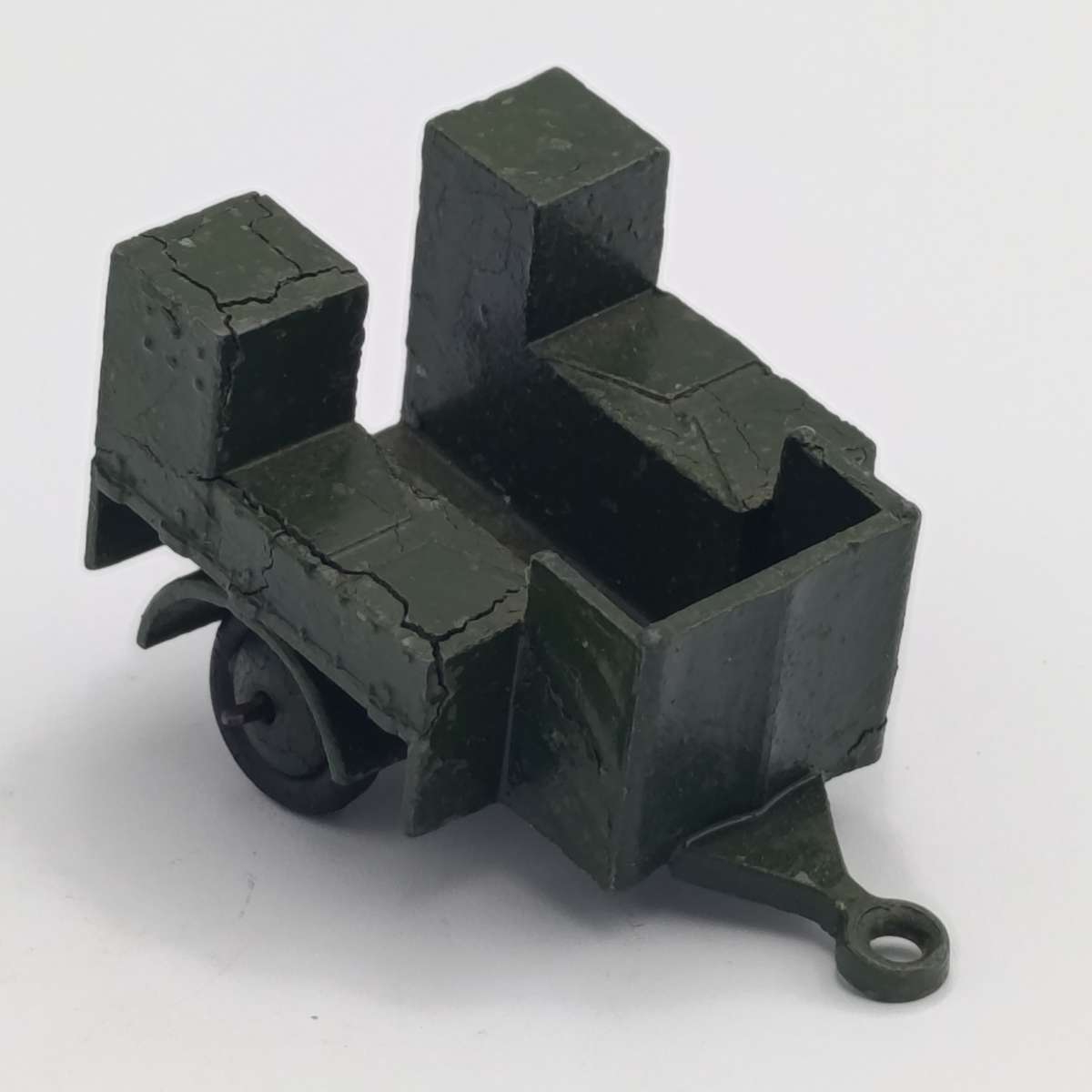 Lot of 3 vintage Meccano Dinky Toys trailers - some damaged