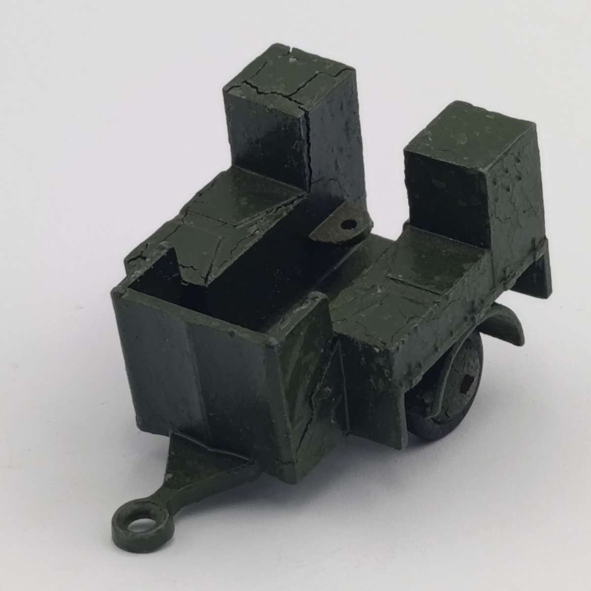 Lot of 3 vintage Meccano Dinky Toys trailers - some damaged