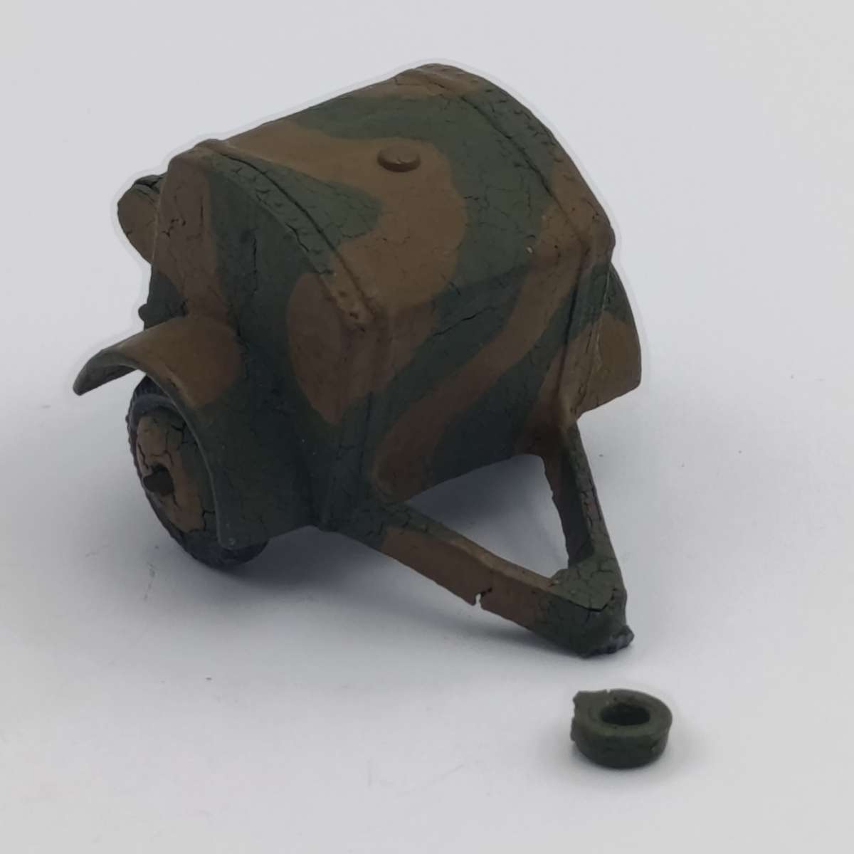 Lot of 3 vintage Meccano Dinky Toys trailers - some damaged