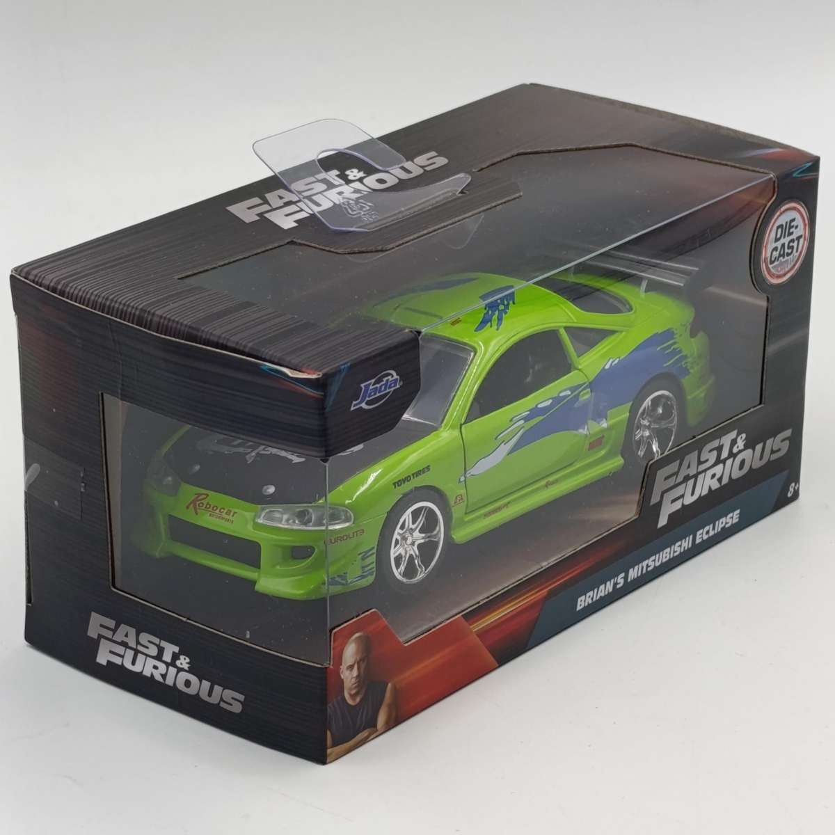 Jada Fast and Furious Brian's Mitsubishi Eclipse die-cast model car in box - scale 1/32