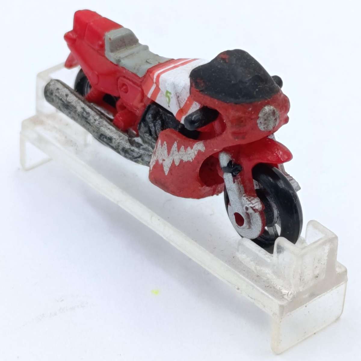 Lot of 4 Vintage Galoob Micro Machines motorcycles with stands