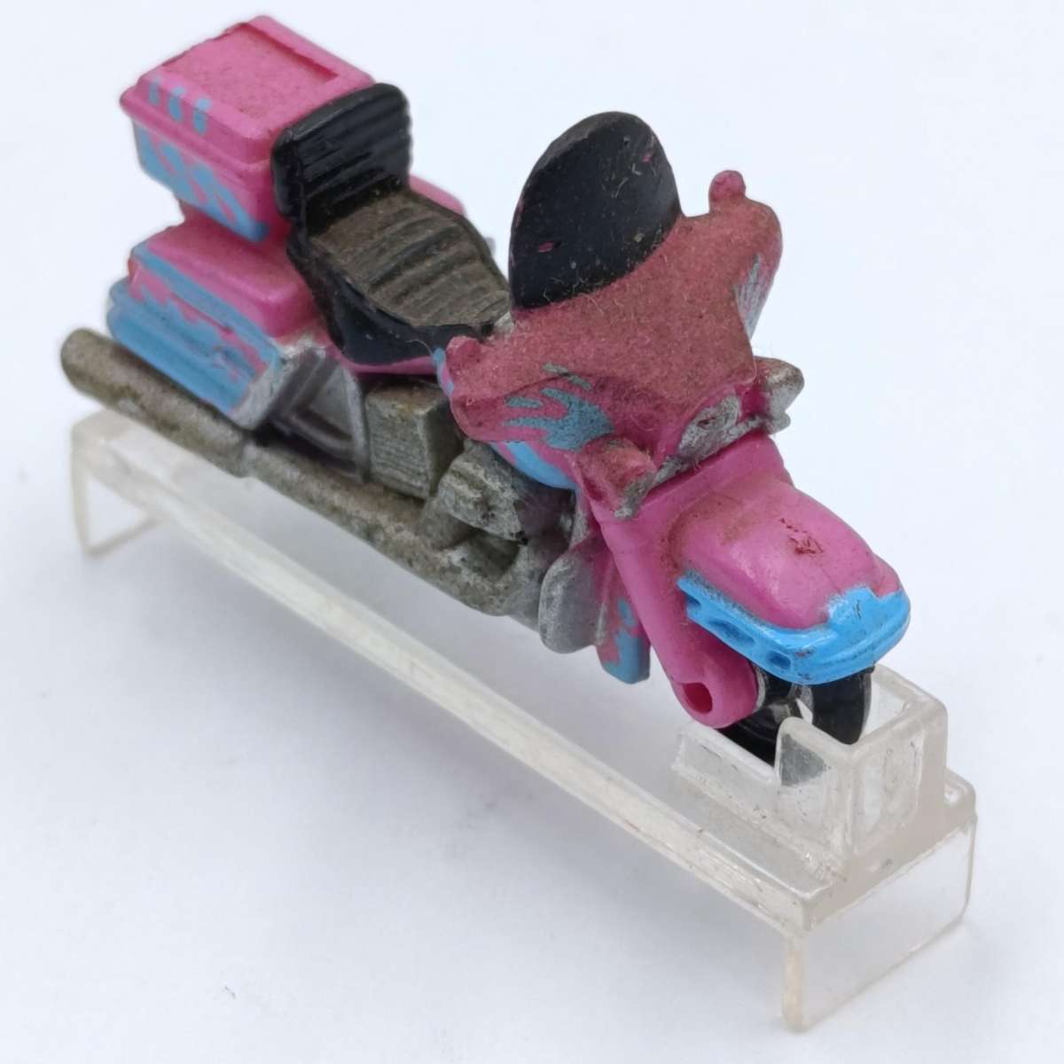 Lot of 4 Vintage Galoob Micro Machines motorcycles with stands