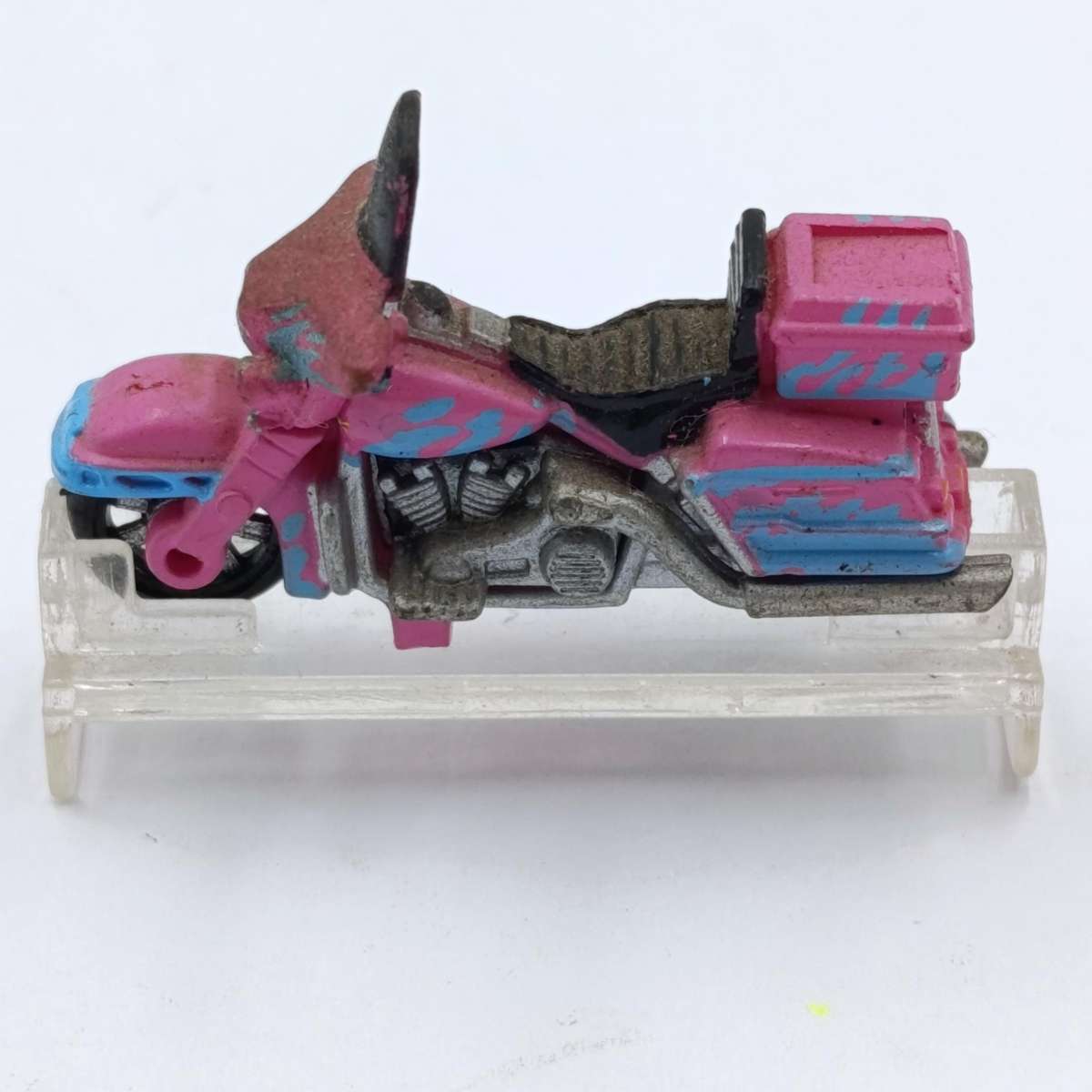 Lot of 4 Vintage Galoob Micro Machines motorcycles with stands