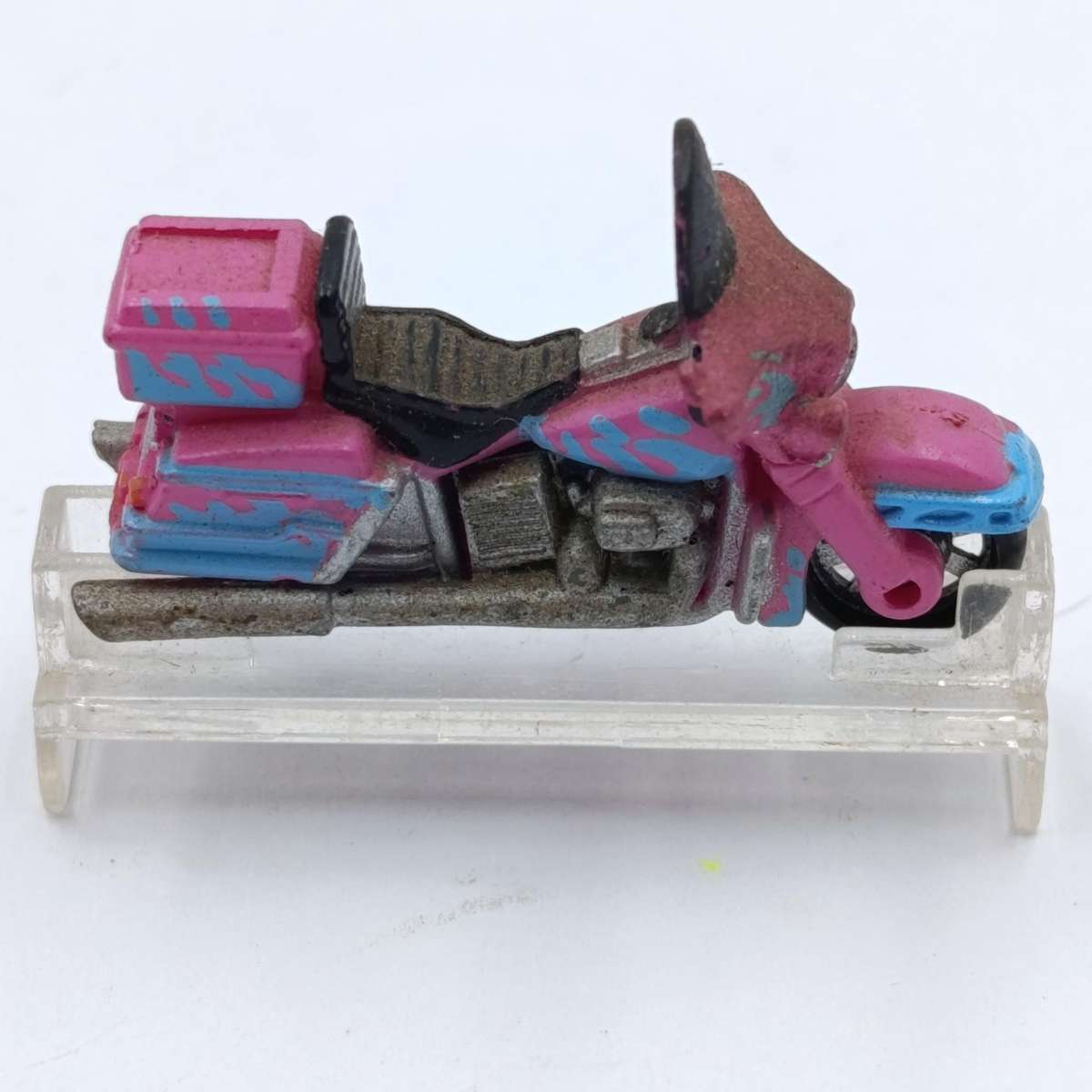 Lot of 4 Vintage Galoob Micro Machines motorcycles with stands