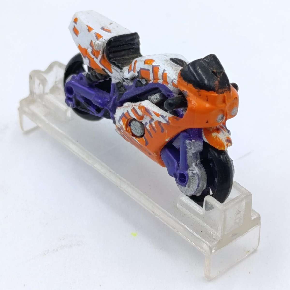 Lot of 4 Vintage Galoob Micro Machines motorcycles with stands