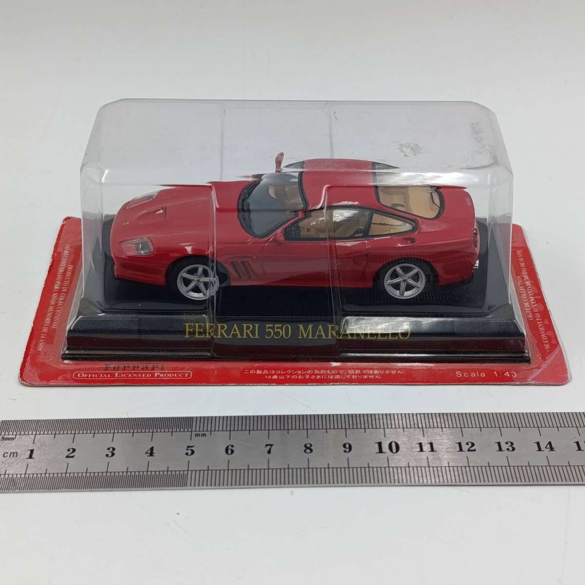 1996 Ferrari 550 Maranello die-cast model car - scale 1/43
