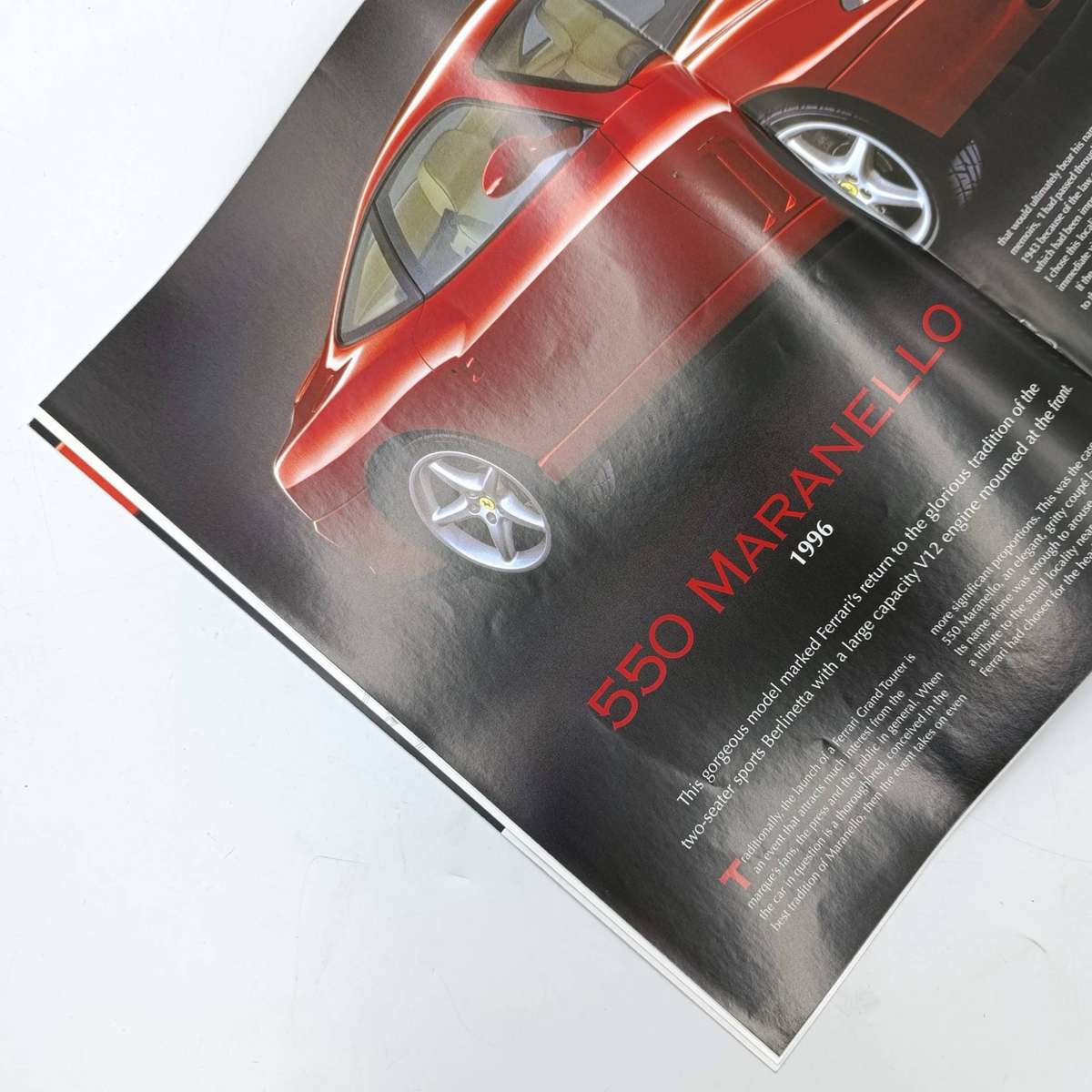 1996 Ferrari 550 Maranello die-cast model car - scale 1/43
