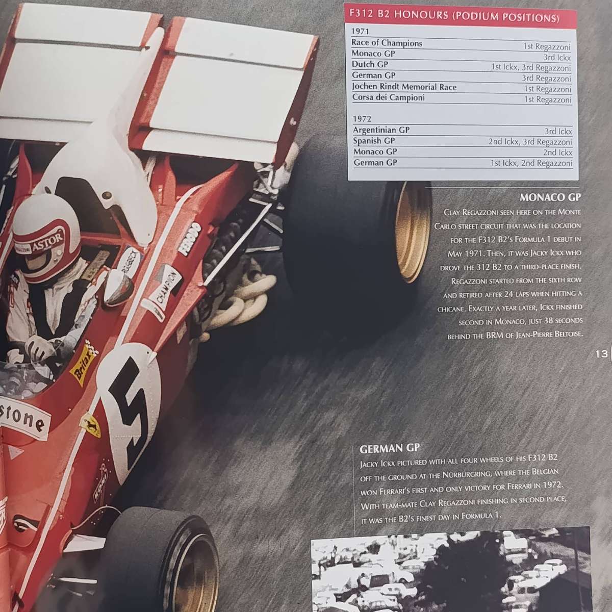 1971 Ferrari F312 B2 Formula 1 die-cast racing model car - scale 1/43