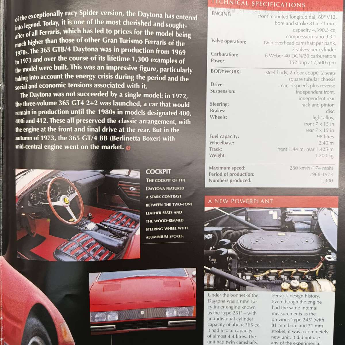 1968 Ferrari 365 GTB/4 Daytona die-cast model car - scale 1/43