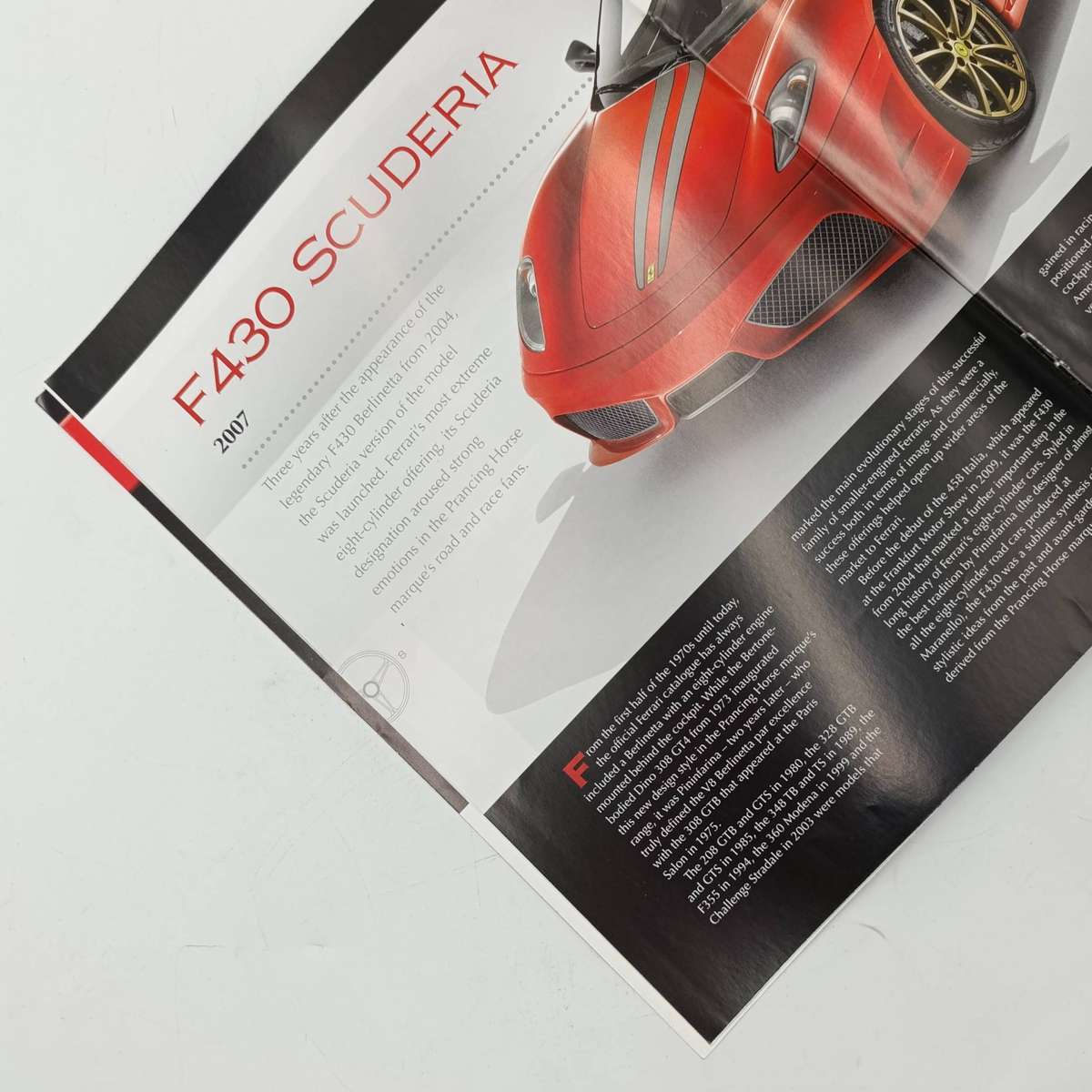 2007 Ferrari 430 Scuderia die-cast model car - scale 1/43