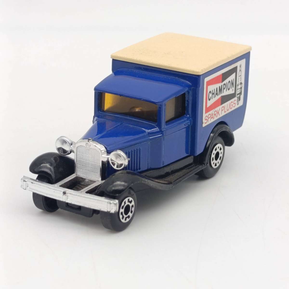 Matchbox Ford Model a Champion Spark plugs toy car