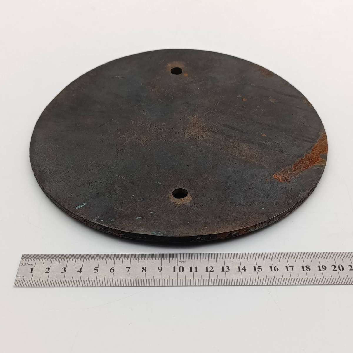 Antique The Baldwin Locomotive works Philadelphia #58705 metal plate - October 1925