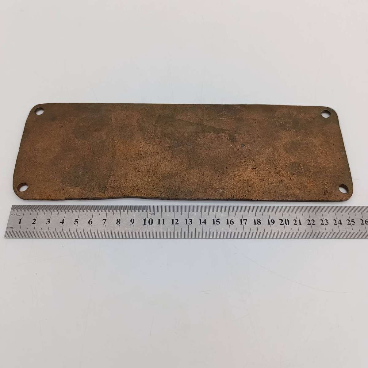 SA Railways brass boiler #10805 pressure check plate 1981-1984