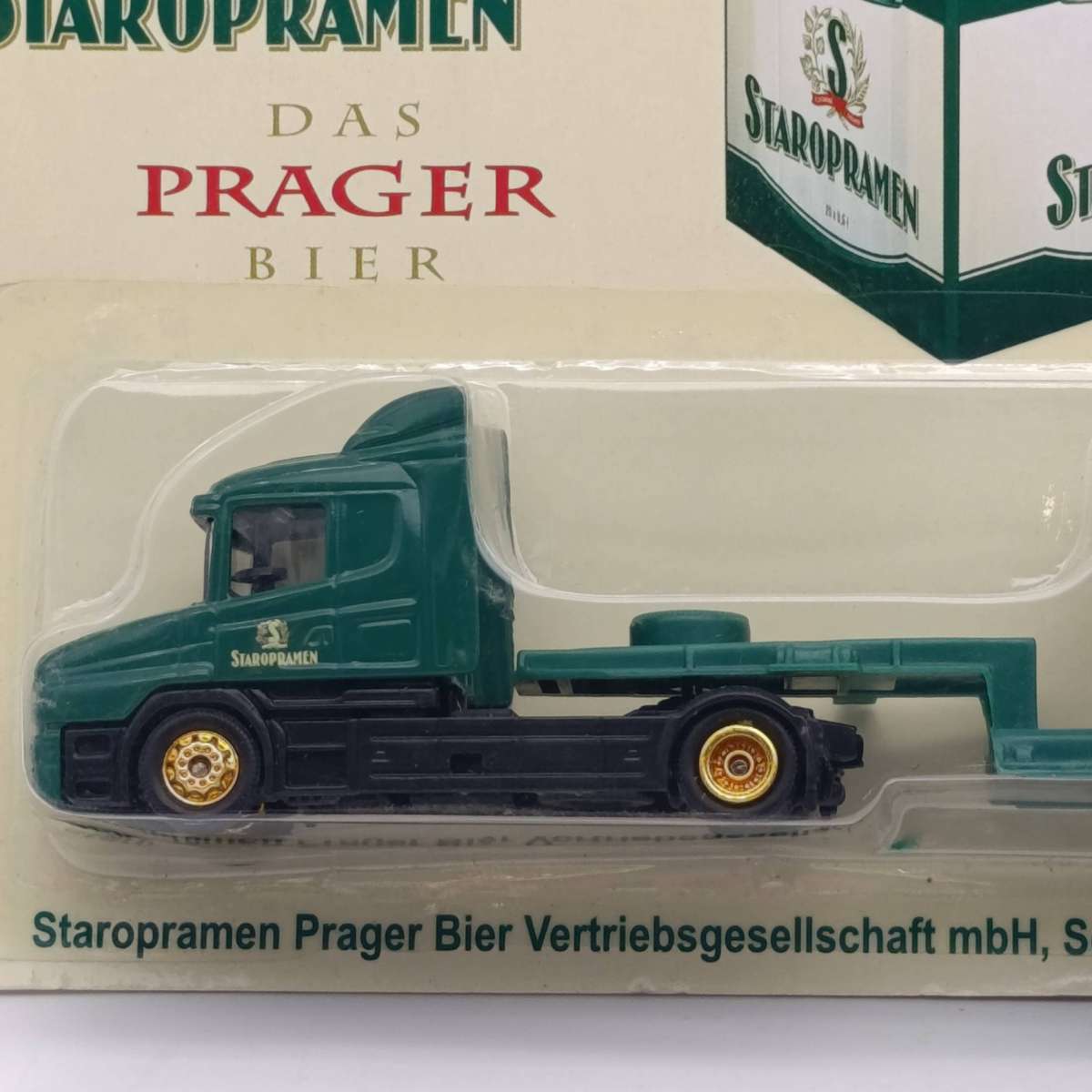 Gefra-Werbung Staropramen beer model toy truck - still sealed