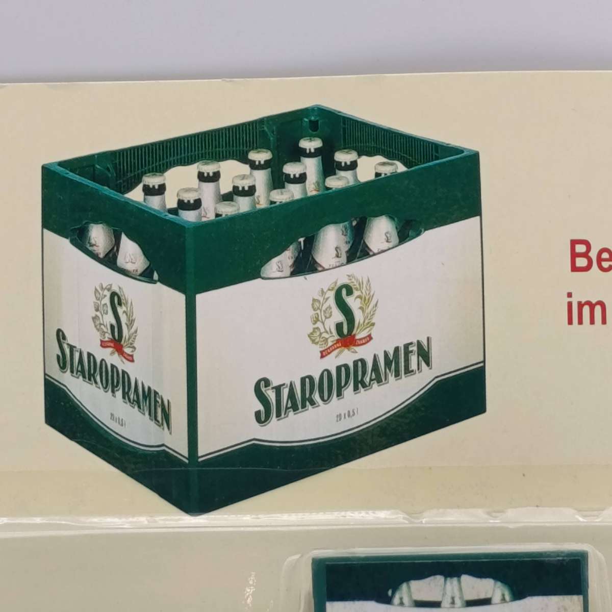 Gefra-Werbung Staropramen beer model toy truck - still sealed