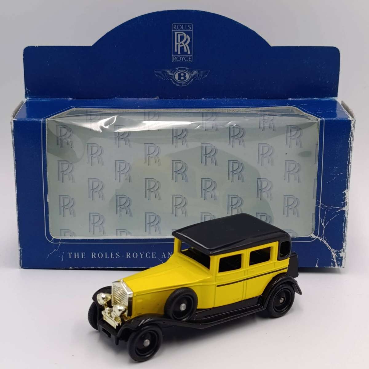 Ledo 1929 Rolls-Royce Phantom II Yellow die-cast model car in box