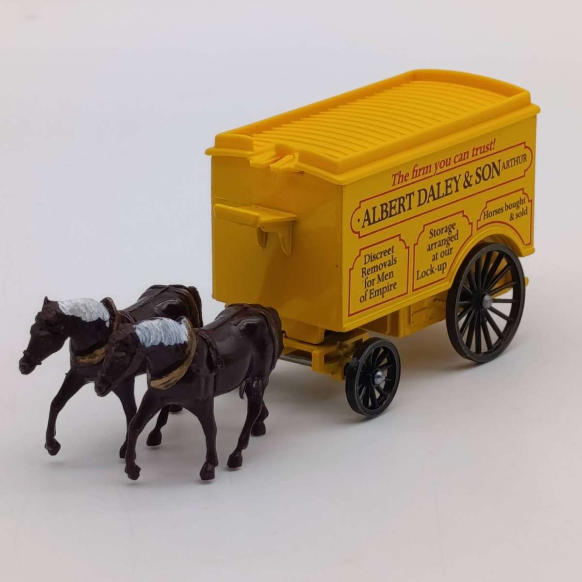 Lledo Albert Daley and Son horse-drawn removal van die-cast model in box