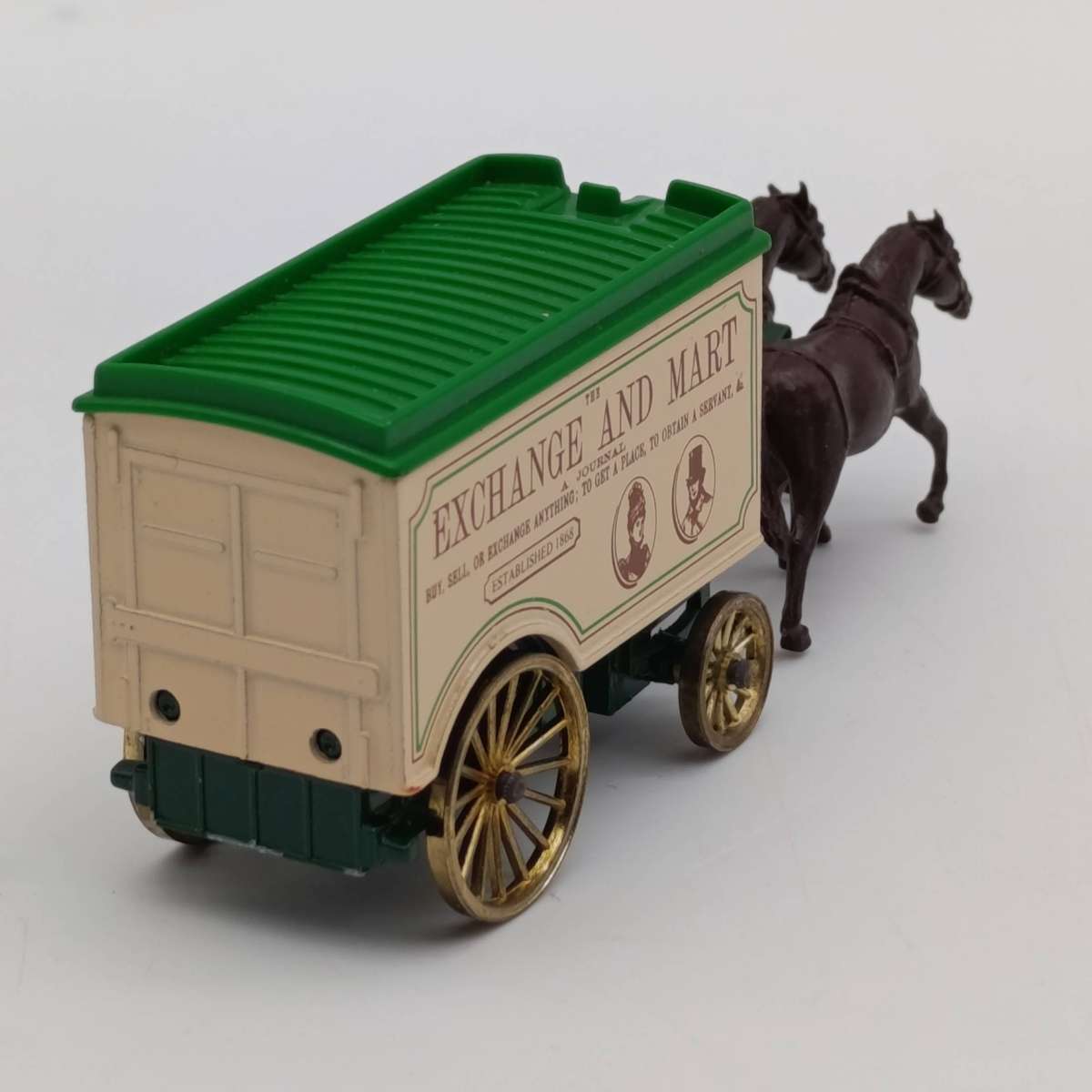 Lledo Exchange and Mart horse-drawn removal van die-cast model in box
