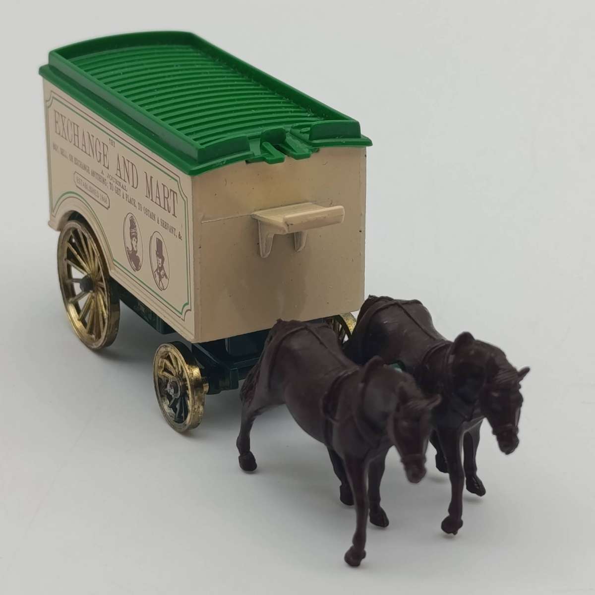Lledo Exchange and Mart horse-drawn removal van die-cast model in box