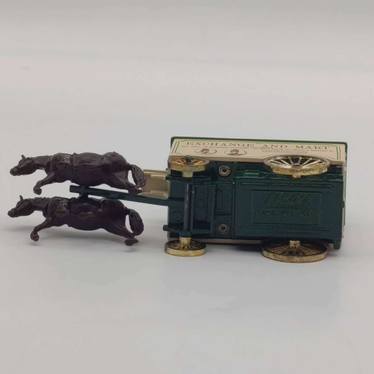 Lledo Exchange and Mart horse-drawn removal van die-cast model in box
