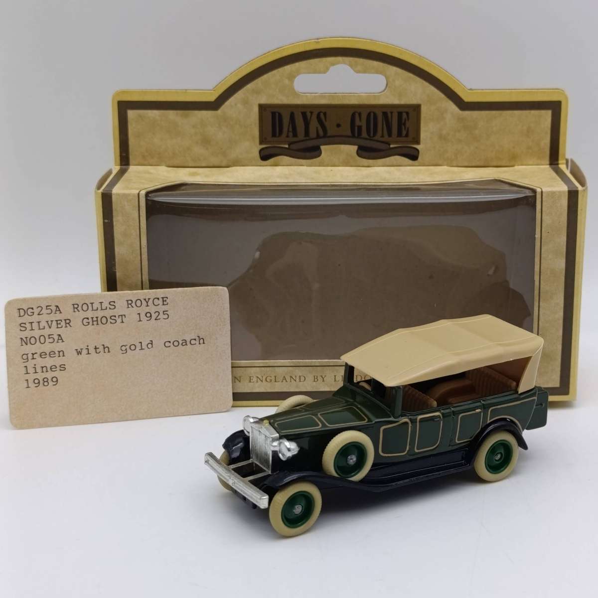 Lledo 1925 Rolls-Royce silver ghost model car in box