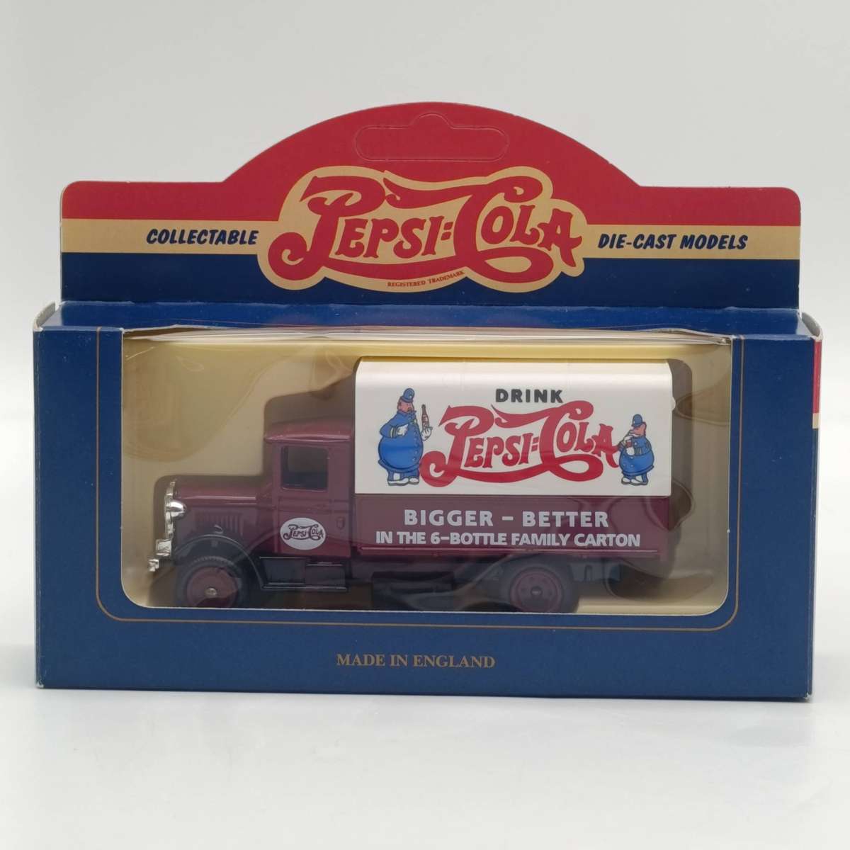 Lledo 1934 Mack Pepsi-Cola canvas back delivery truck model in box