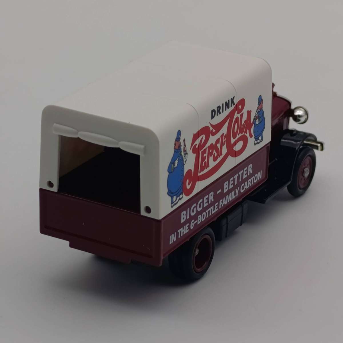Lledo 1934 Mack Pepsi-Cola canvas back delivery truck model in box