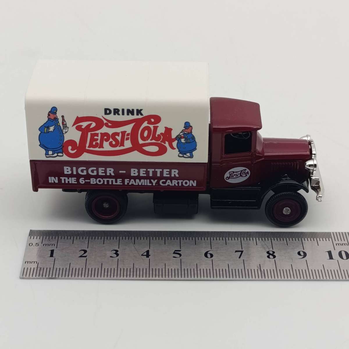 Lledo 1934 Mack Pepsi-Cola canvas back delivery truck model in box