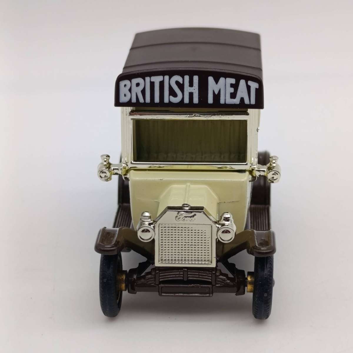 Lledo Ford Model-T British Meat advertising die-cast model car in box