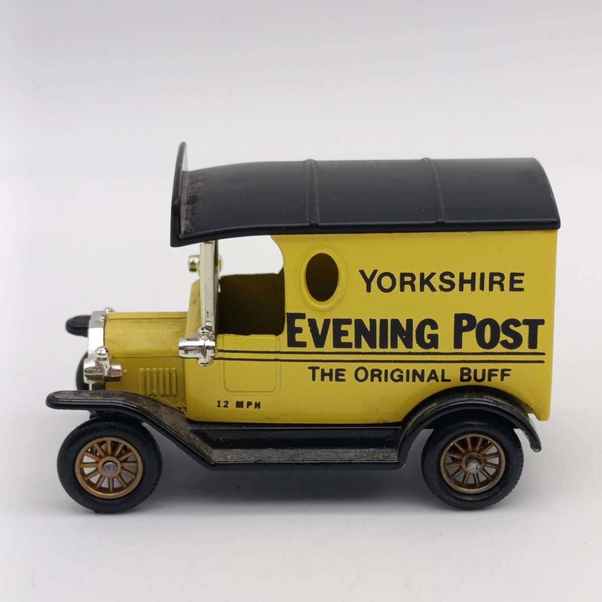 Lledo Ford Model-T Yorkshire Evening Post advertising die-cast model car in box