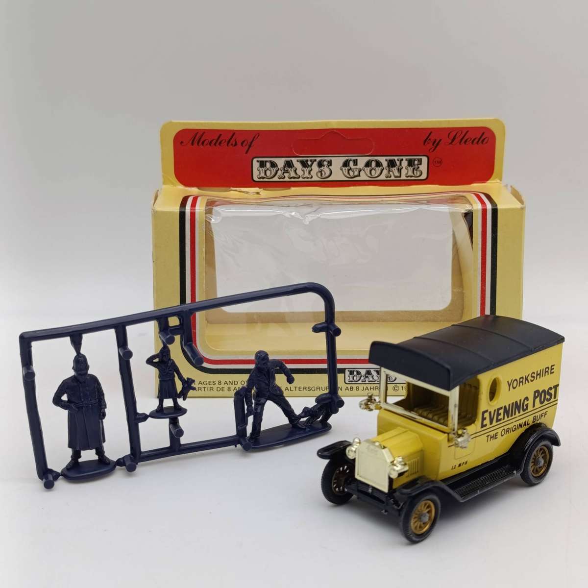 Lledo Ford Model-T Yorkshire Evening Post advertising die-cast model car in box