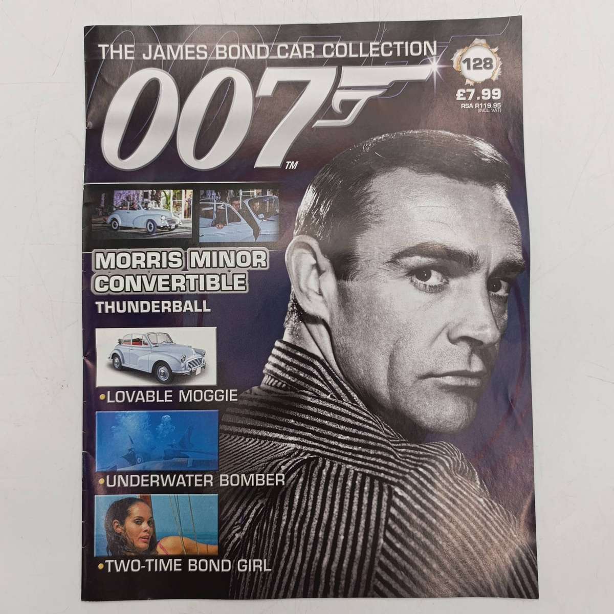 James Bond 007 Morris Minor Convertible model car with booklet - Thunderball