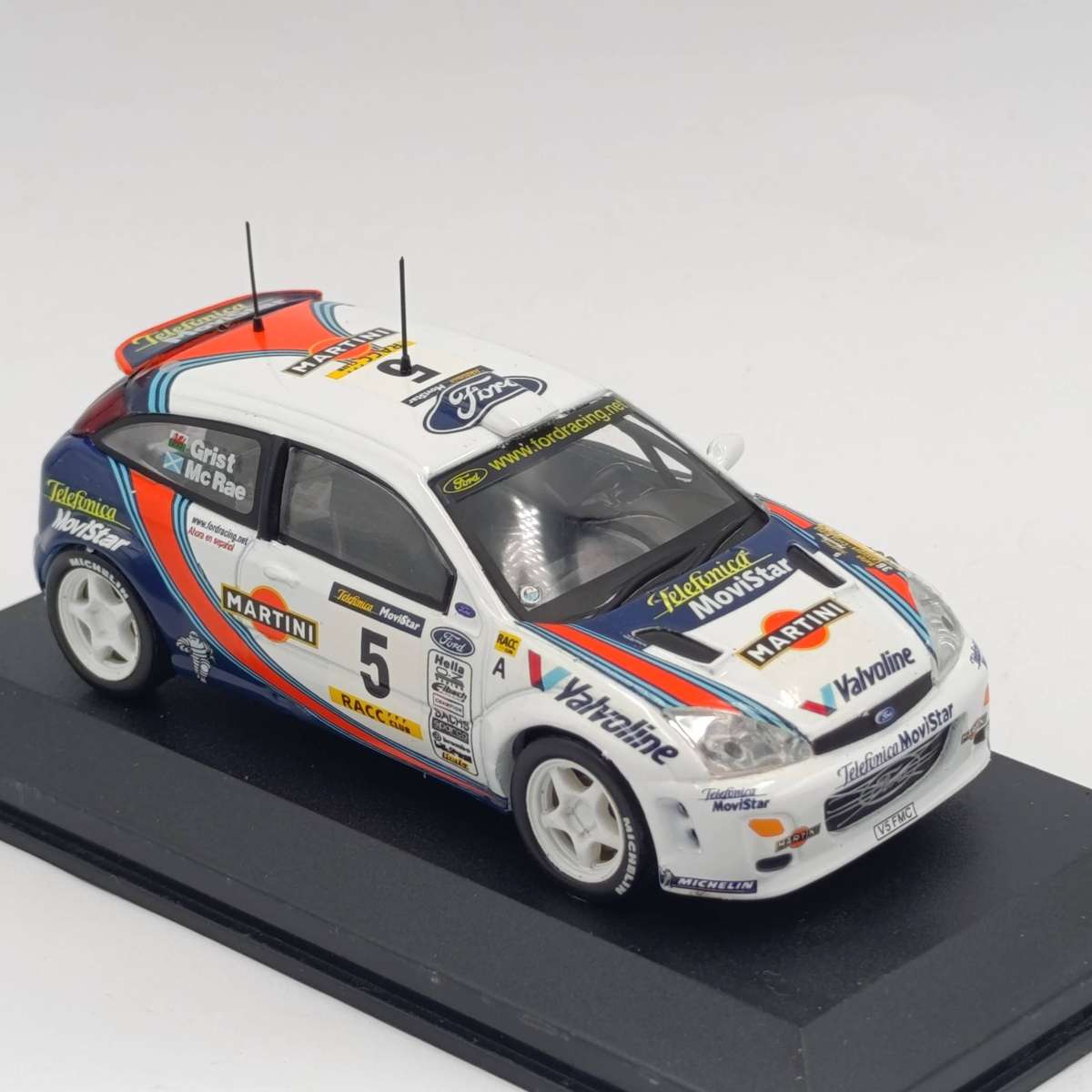 Ford Focus WRC 2000 die-cast rally model car - scale 1/43