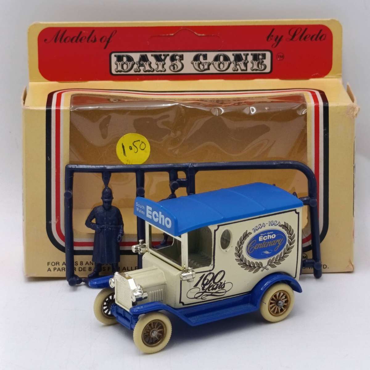 Lledo Ford Model T 1928 South Wales Echo Centenary Delivery Van Model Car in Box