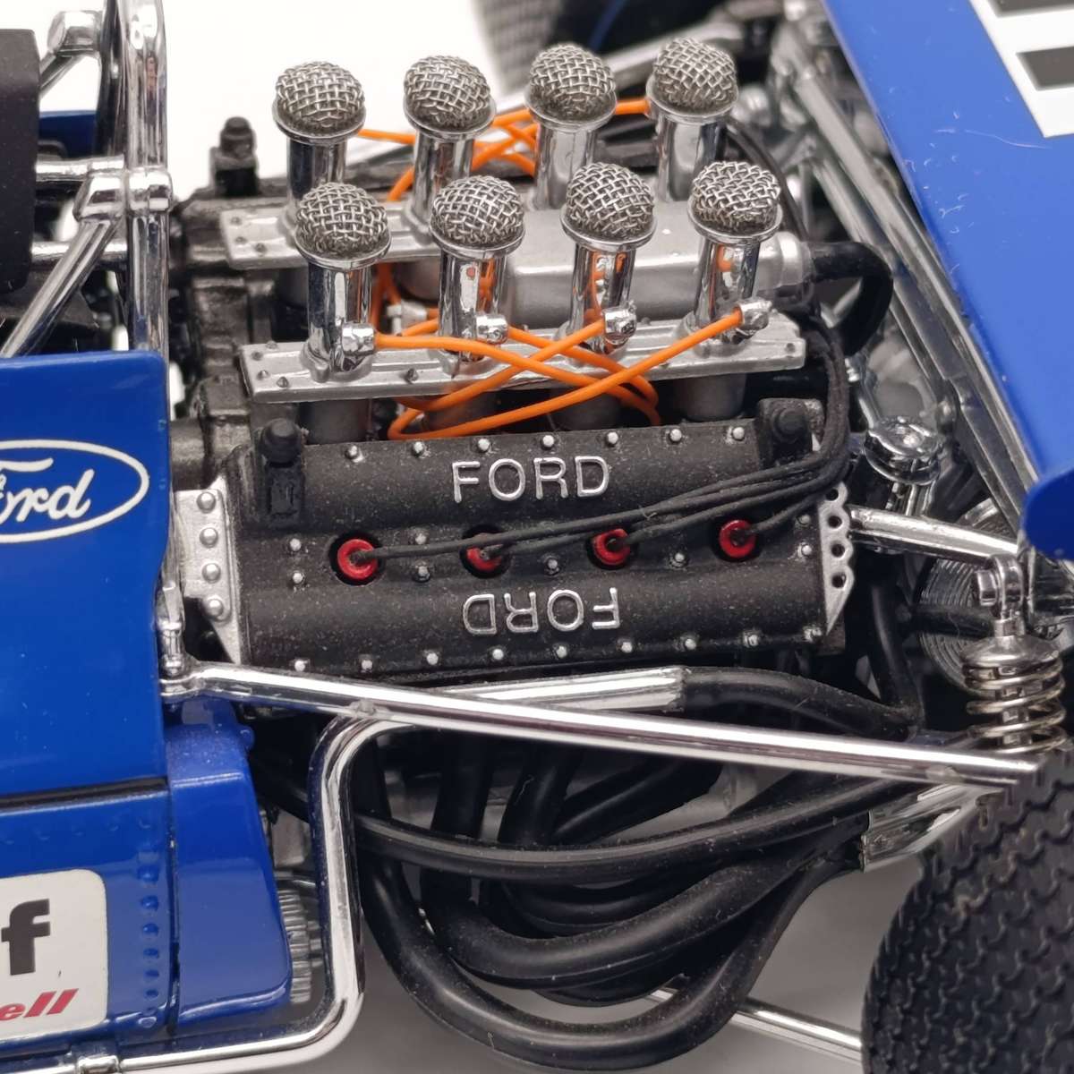 Grand Prix Classics Tyrell-Ford 003 Formula 1 #11 Jackie Stewart 1/18 Scale Model