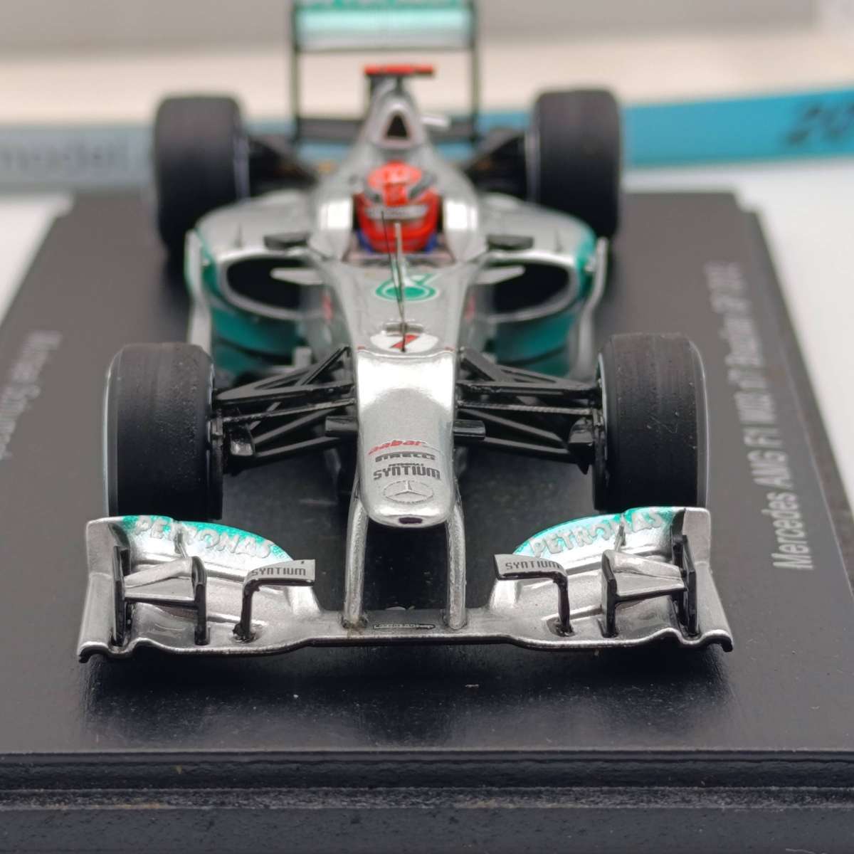 Spark Mercedes AMG W03 Formula 1 Monaco GP 2012 race car model - Michael Schumacher - scale 1/43