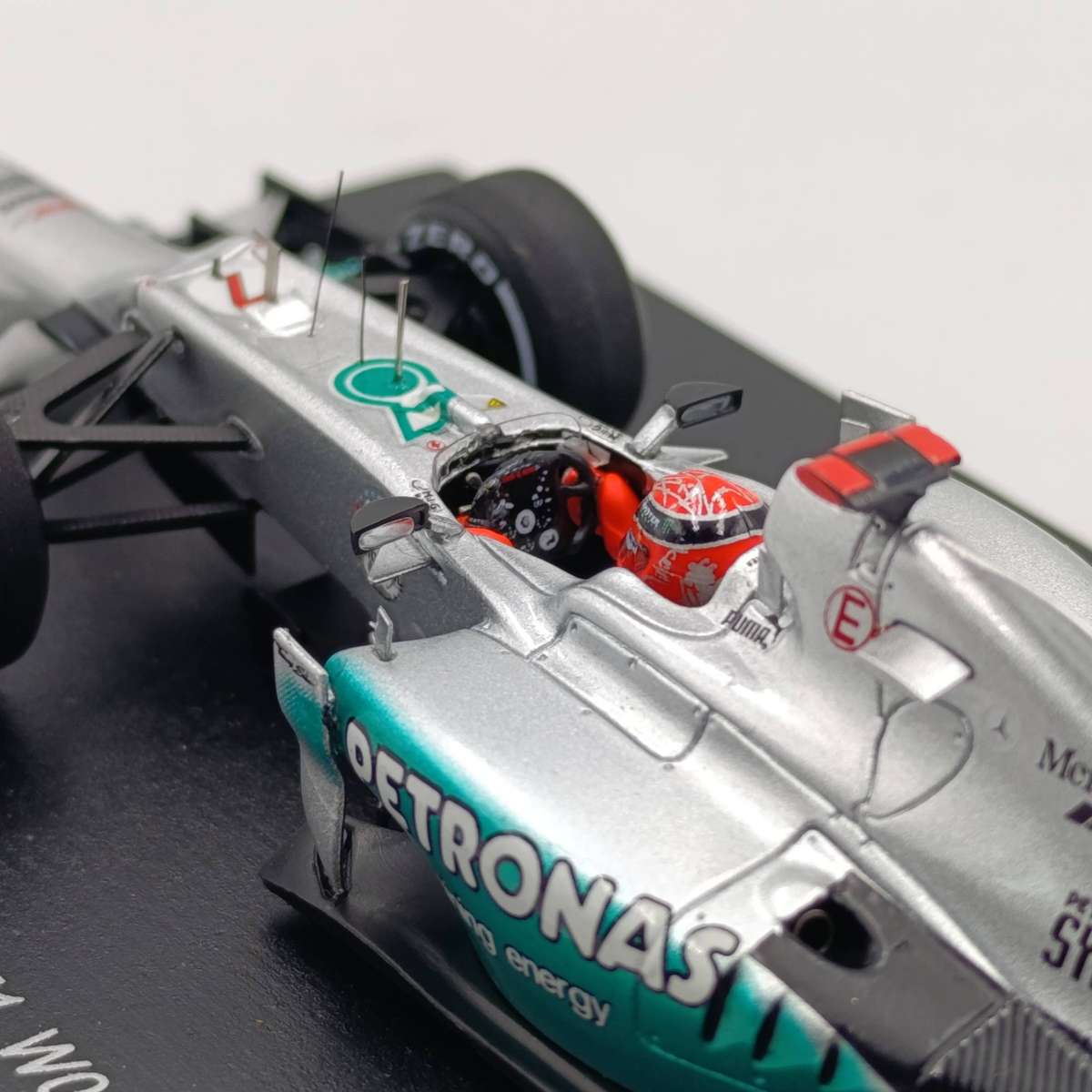 Spark Mercedes AMG W03 Formula 1 Monaco GP 2012 race car model - Michael Schumacher - scale 1/43