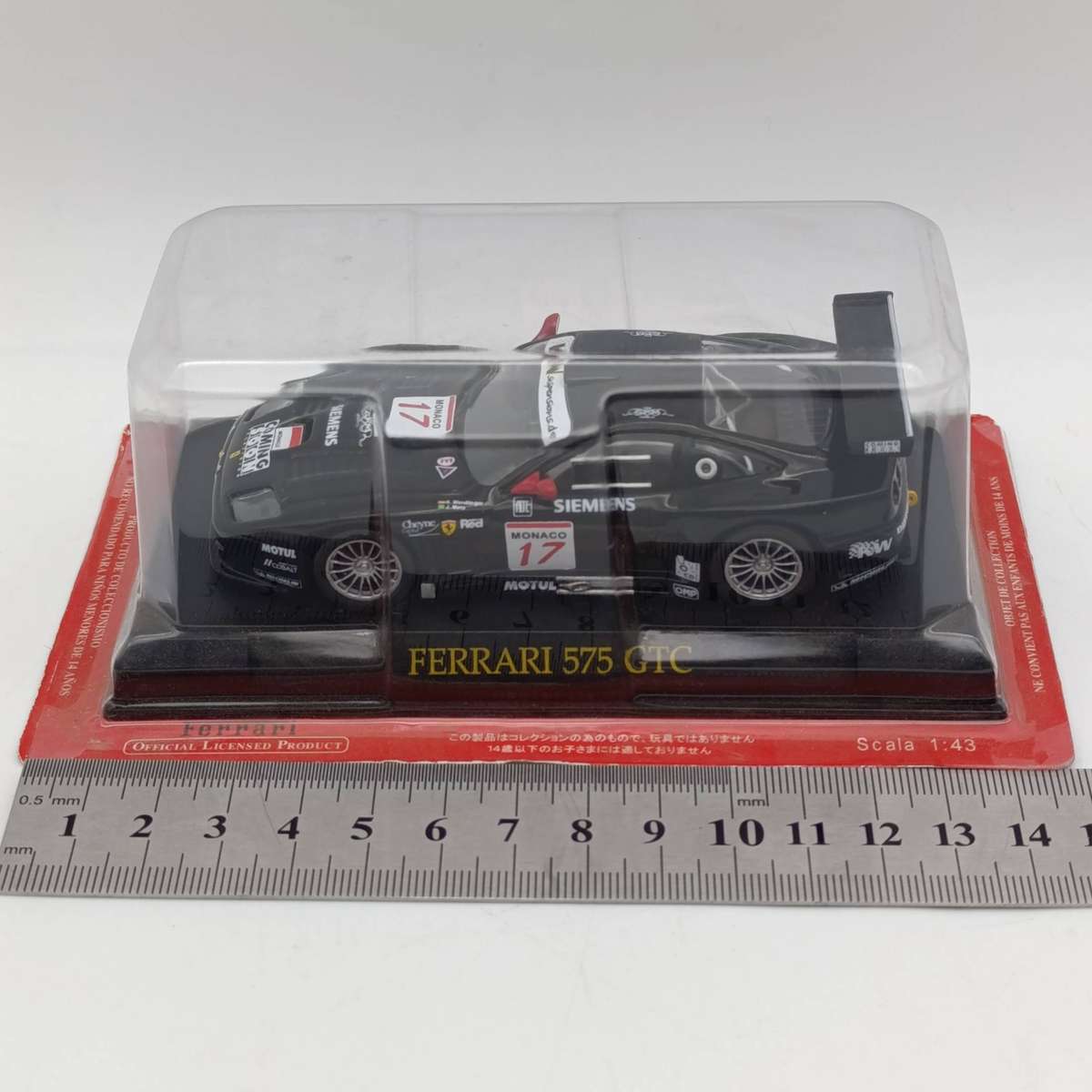2004 Ferrari 575 GTC die-cast racing model car - scale 1/43